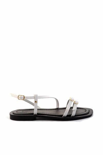 Bambi Women's White Sandals - K 05826018309