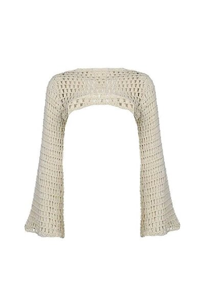 weywot Бежевий плетений болеро