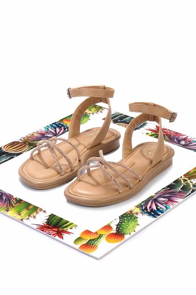 Bambi Nude Colored Women's Sandals - K05824212509 Model