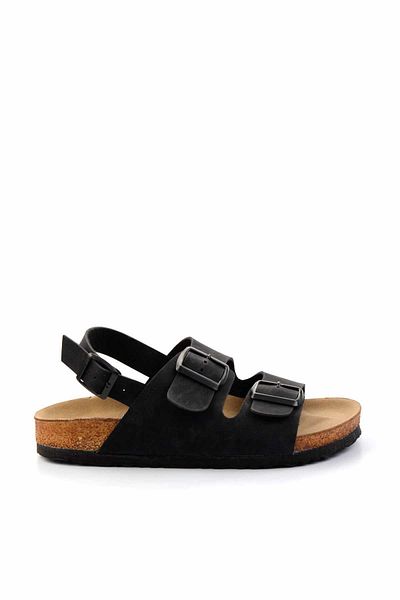 Bambi Nubuk Schwarz Damen Sandalen - K 05819400001
