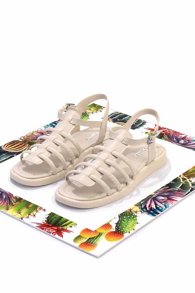Bambi Beige Women's Sandal K05875100109
