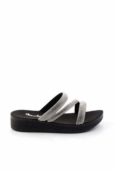 Bambi Papuci de damă cu detalii Lame Stone - K 04496720787