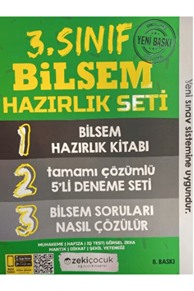 Zeki Çocuk Yayınları 3. Sınıf Bilsem Hazırlık Seti / Kolektif / Zekiçocuk Eği...