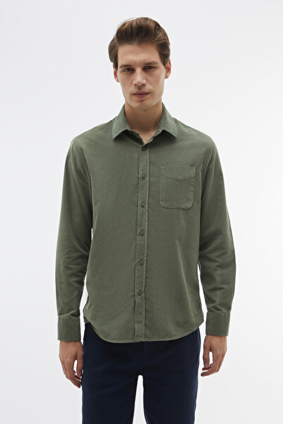 Mudo REGULAR FIT KADİFE UZUN KOLLU GÖMLEK