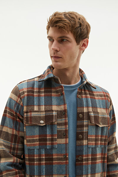 Mudo Coated Shirt Jacket with Double Pocket