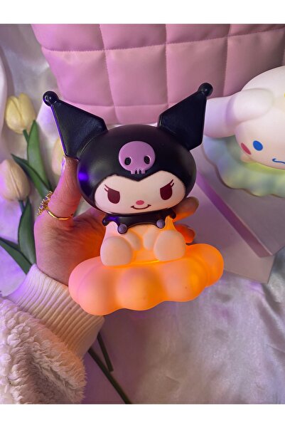 SANRIO Sanrıo karakterli ışıklı dekoratif masa süsü gece lambası 1 adet bulut...