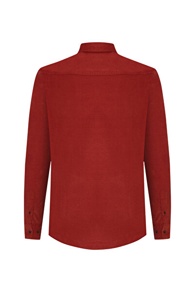 Mudo Regular Fit Velvet Long Sleeve Shirt