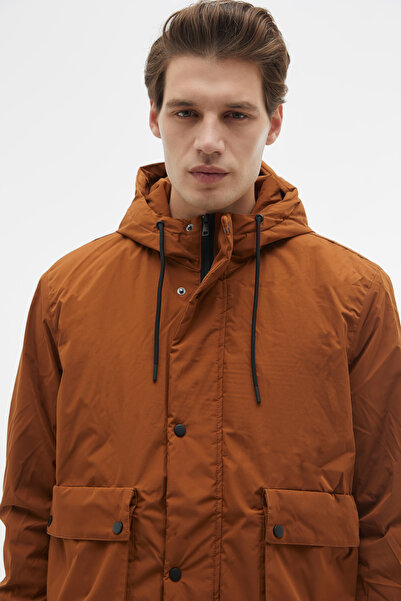 Mudo Front Pocket Hooded Coat