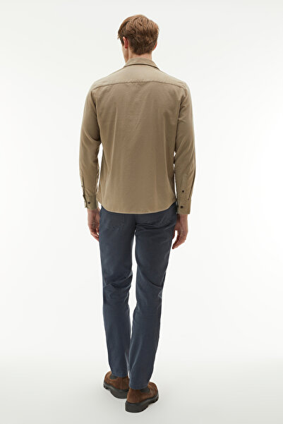 Mudo Regular Fit Velvet Long Sleeve Shirt