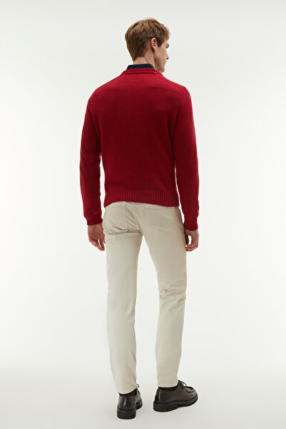 Mudo Cycling Neck Wool Mixed Knitting Sweater