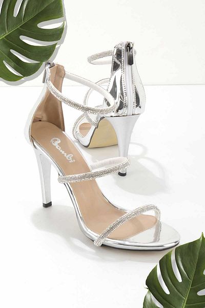 Bambi Lame Mirror Klassische Damenschuhe mit Absatz K01726766639