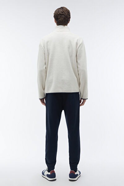 Mudo Zippered Color Detailed Fleece Jacket