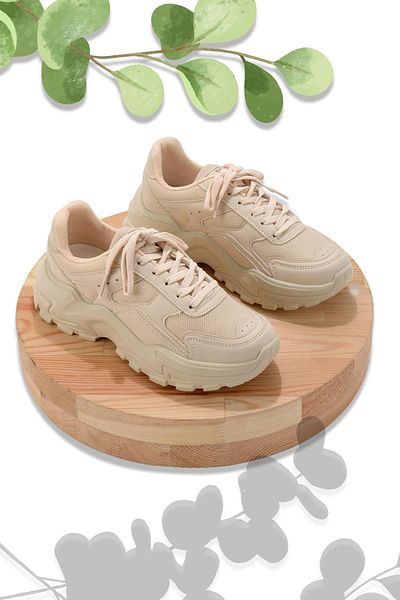 Bambi Ecru Women's Sneaker K01876015009