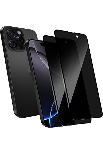 EDELFU iPhone 16 Pro [2024] Hayalet Ekran Koruyucu (2 Adet) Yandan Gözükmez G...