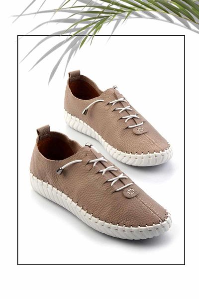 Bambi Nerz Echtes Leder Damen Freizeitschuhe K 01467012203