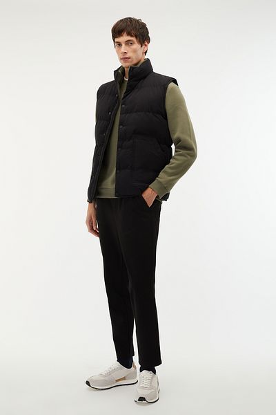 Mudo Straight Fit Elastic Waist Pants