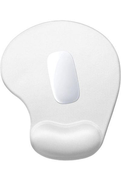 Boldy Oval Non-Slip Mouse Pad with Wrist Support - Cut Pad-Mouse Pad