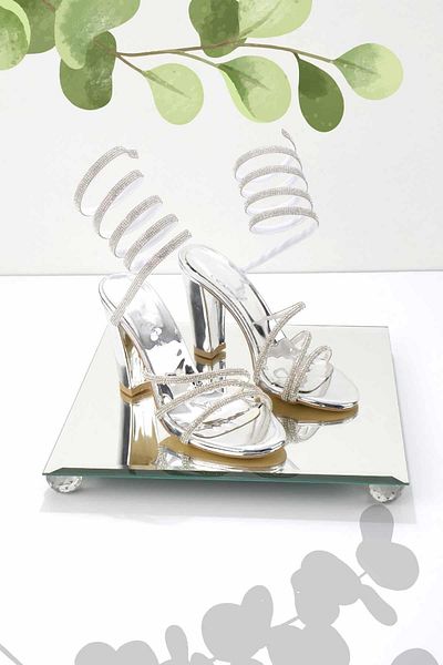 Bambi Lame Mirror Damen-Abendschuhe K 01575020639