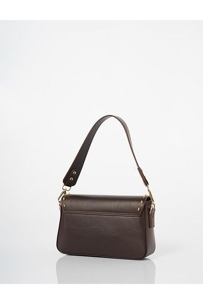 Kayra Geantă de umăr Bitter Brown Staple