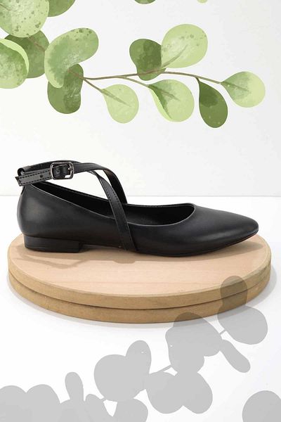 Bambi Schwarze Damen Ballerinas Ballerina01257060409