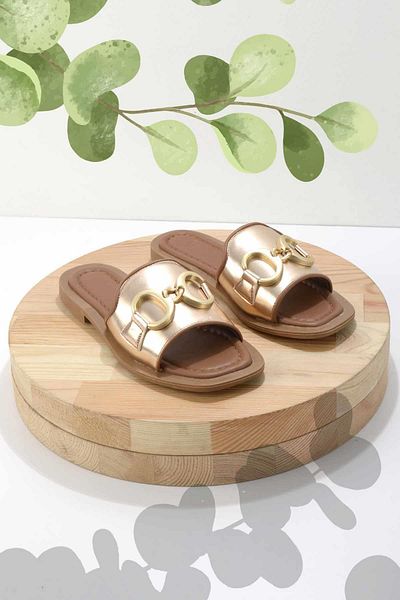Bambi Metallic Rose Women's Slippers K04826052309