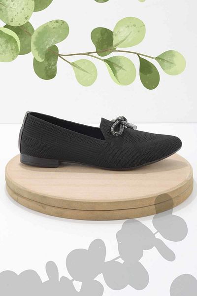 Bambi Black Knitwear Women's Ballerina Ballerina01196000282