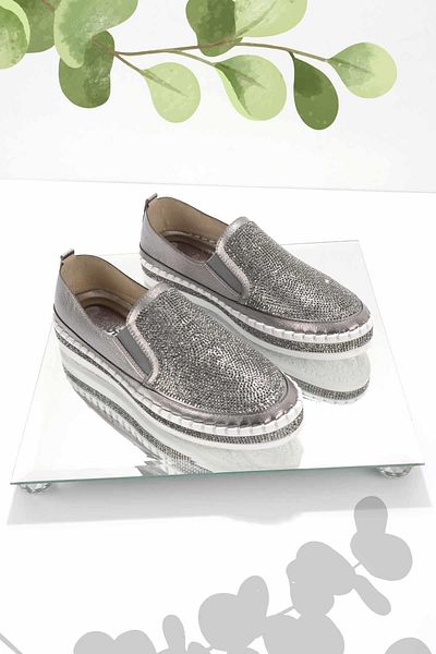 Bambi Platin Damen Freizeitschuhe K 01309215309