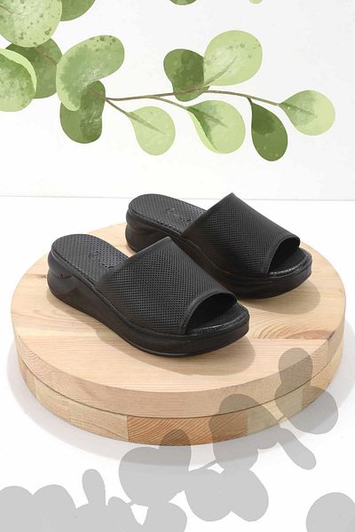 Bambi Papuci negri pentru femei - K 04203095009