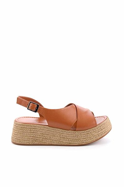 Bambi Taba Leather Women's Sandals K05290032003