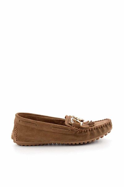 Bambi Damen-Loafer-Schuhe aus Nerz-Wildleder K 01273301102