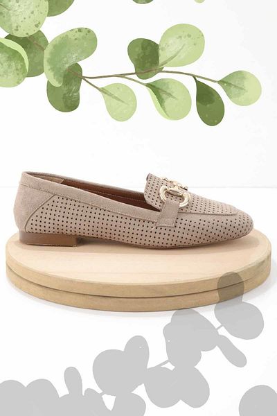 Bambi Γυναικεία Loafer Παπούτσια Mink Suede K 01258510302