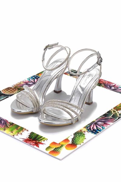 Bambi Lame Mirror Damen-Abendschuhe K 05842300339