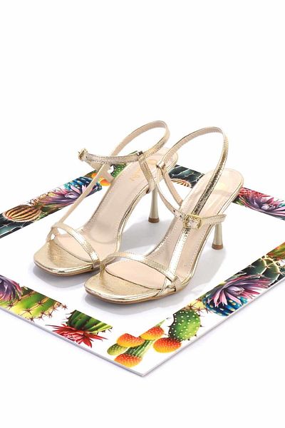 Bambi Gold Women's Classic Heeled Shoes05206062009