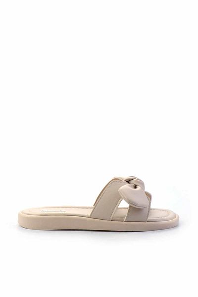 Bambi Beige Beige Women's Slippers K04875050809