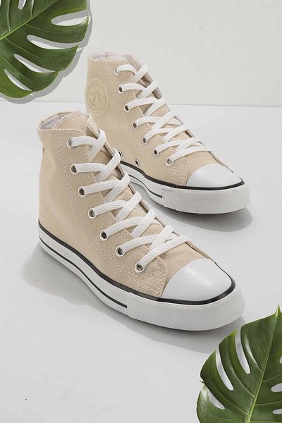 Bambi Beige Leinen Freizeitschuhe für Damen K01688010418