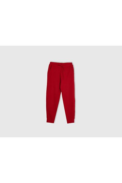 United Colors of Benetton Men's Red Basic Sweatpants