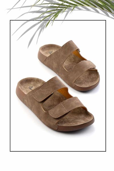 Bambi Mink Nubuck Women's Slippers K 04819301401