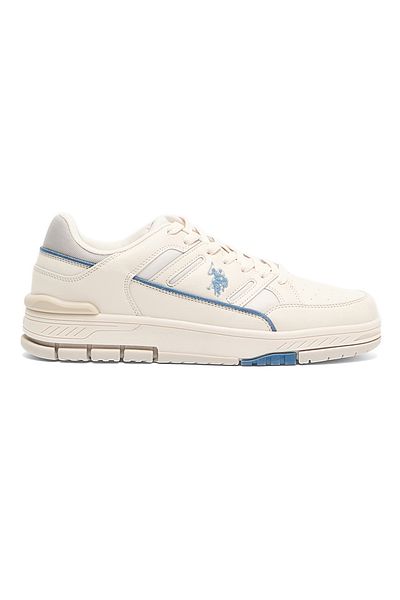 U.S. Polo Assn. Men's Sneakers - Casual Design with Light Blue Accents and Cushioned Sole, Stylish and Comfortable