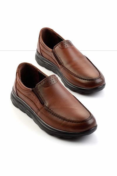 Bambi Taba Leather Men's Casual Shoes E 01556025903