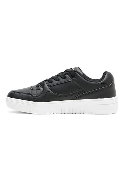 U.S. Polo Assn. Women's Black Low-Top Sneakers - Classic Design with Contrast White Sole, Comfortable Casual Shoes
