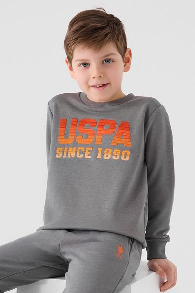U.S. Polo Assn. Boy's Dark Gray Pajamas 50299492 -Vr080
