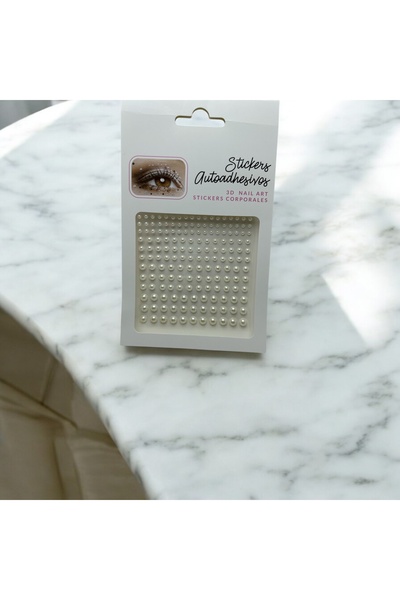 LİNOZA İncili Stıcker 165 Adet Saç Vücut Ve Yüz Taşı