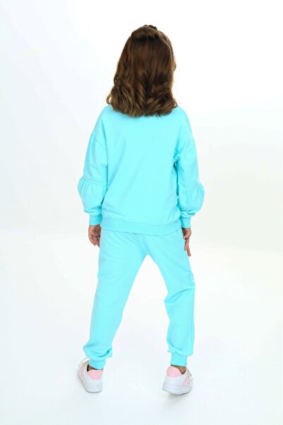 Toontoy Κοριτσίστικο κοστούμι φόρμας με κέντημα με κοχύλια