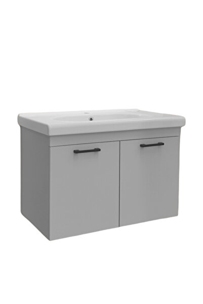 USART BANYO New 80 cm Nardo Gri Alt Modülü 2 Kapaklı