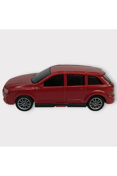 Angoravi Pull Drop Cars 10 cm - Red Hatchback