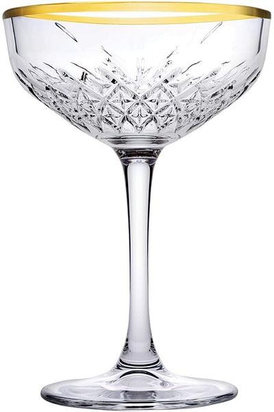 STOREMAX Ntwork Golden Touch Timeless Champagne Glass, 4 Pcs, 255 Cc Art 1087243