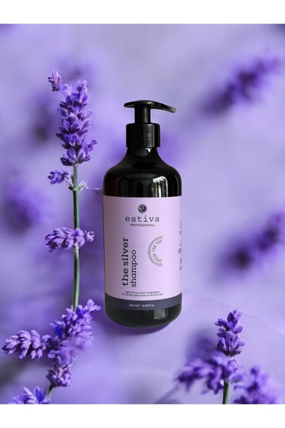 Estiva The Silver Shampoo 500ml - Sarı, Gri, Beyaz Saçlar Için Turunculaşma K...