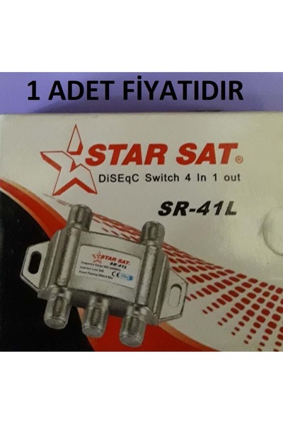 Leva House TEKNOMAX & STAR SAT DİSEqC 4 LÜ ( 1 ADET FİYATIDIR )
