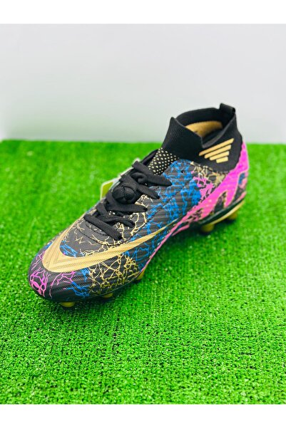 kismet kundura Laliga Black and Purple All-Match Socks Crampon