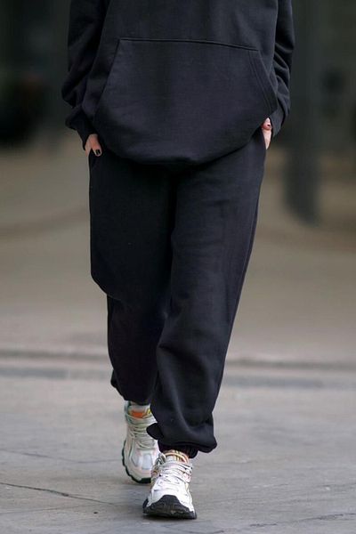 BayBayan Γυναικείο Φούτερ Jogger με ψηλή μέση με πίσω τσέπη